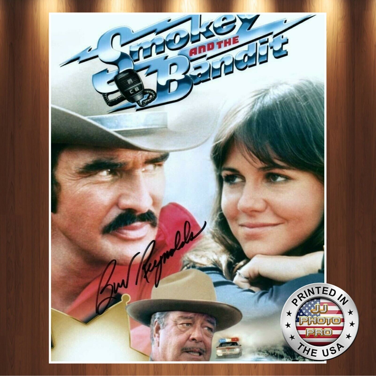 Burt Reynolds Autographed Signed 8x10 Photo Poster painting (Smokey and the Bandit) REPRINT