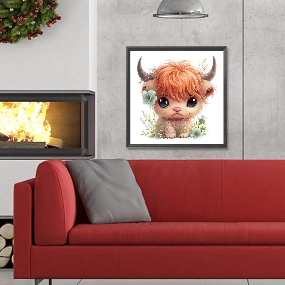 Diamond Painting - Full Round Drill - Flower Yak(Canvas|30*30cm)