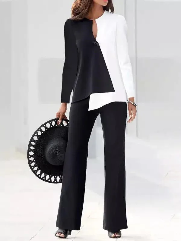 Women Half Sleeve V-neck Solid Color Dress