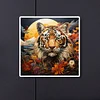 Diamond Painting-DIY Full Round Drill Field Tiger