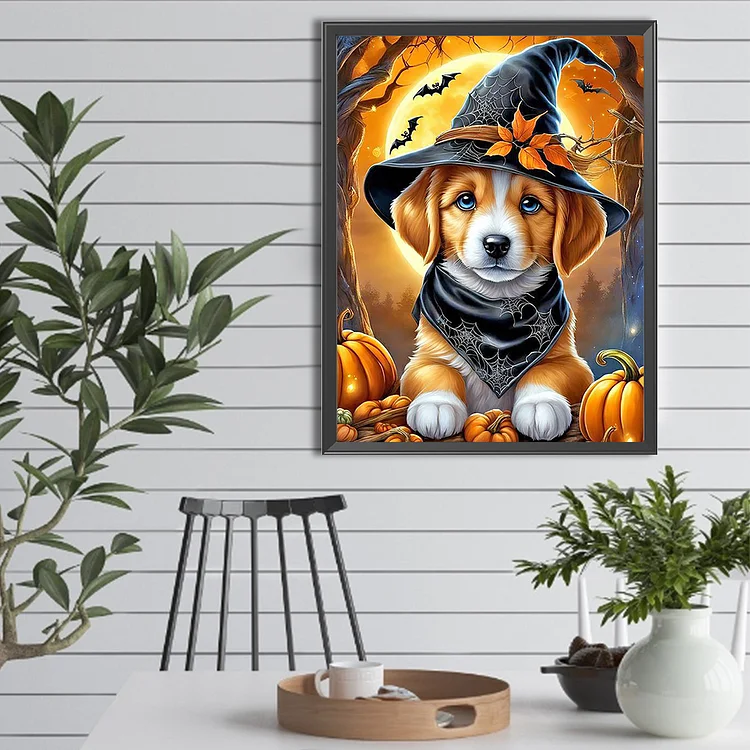 Halloween Dogs and Cats - Full Round - Diamond Painting(30*40cm)