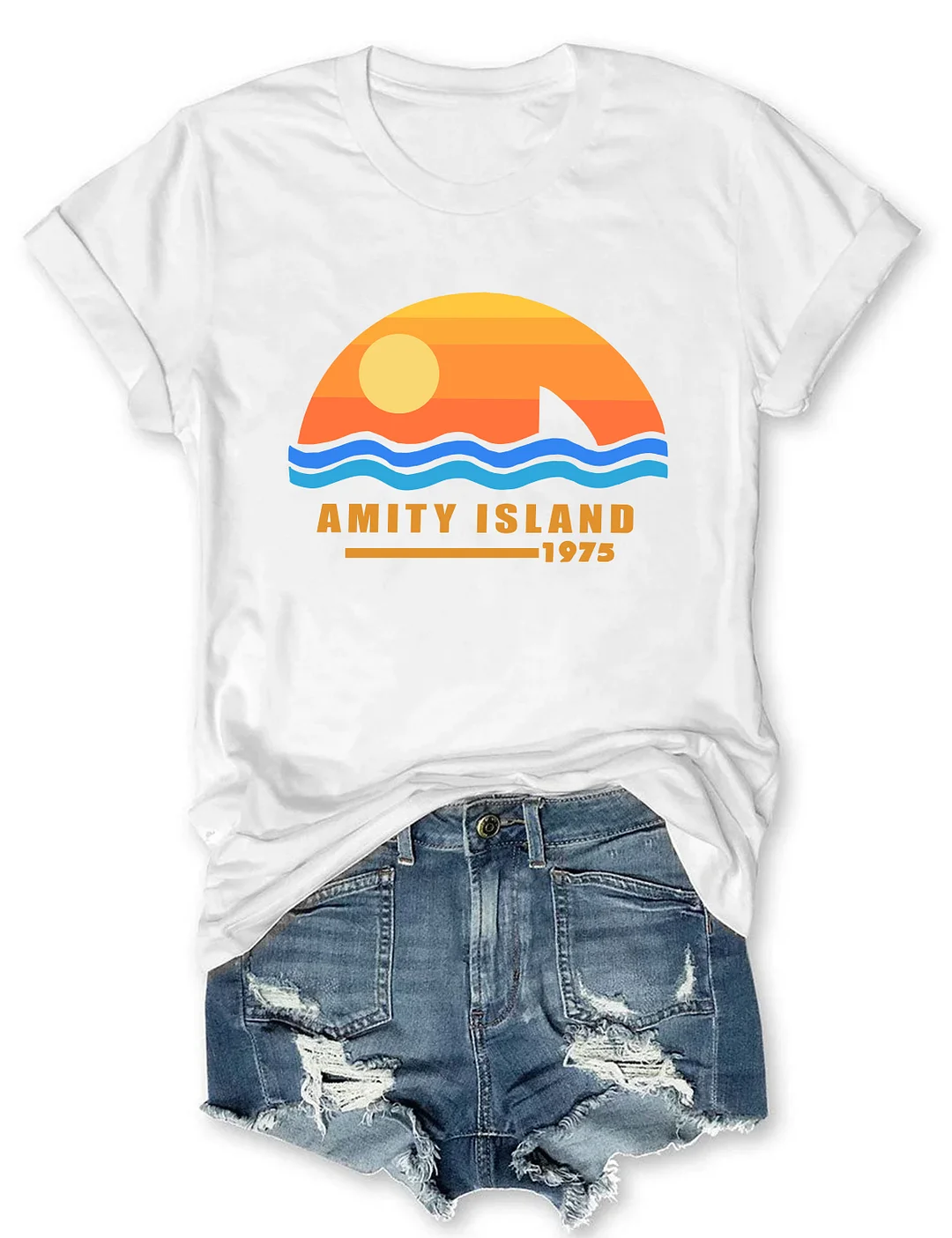 Jaws Amity 1975 T-shirt