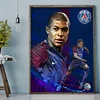 30 * 40CM - Rundbohrer Diamantmalerei - Fußballstar mbappe