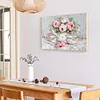 Teapot Rose-11CT Stamped Cross Stitch 50*37cm