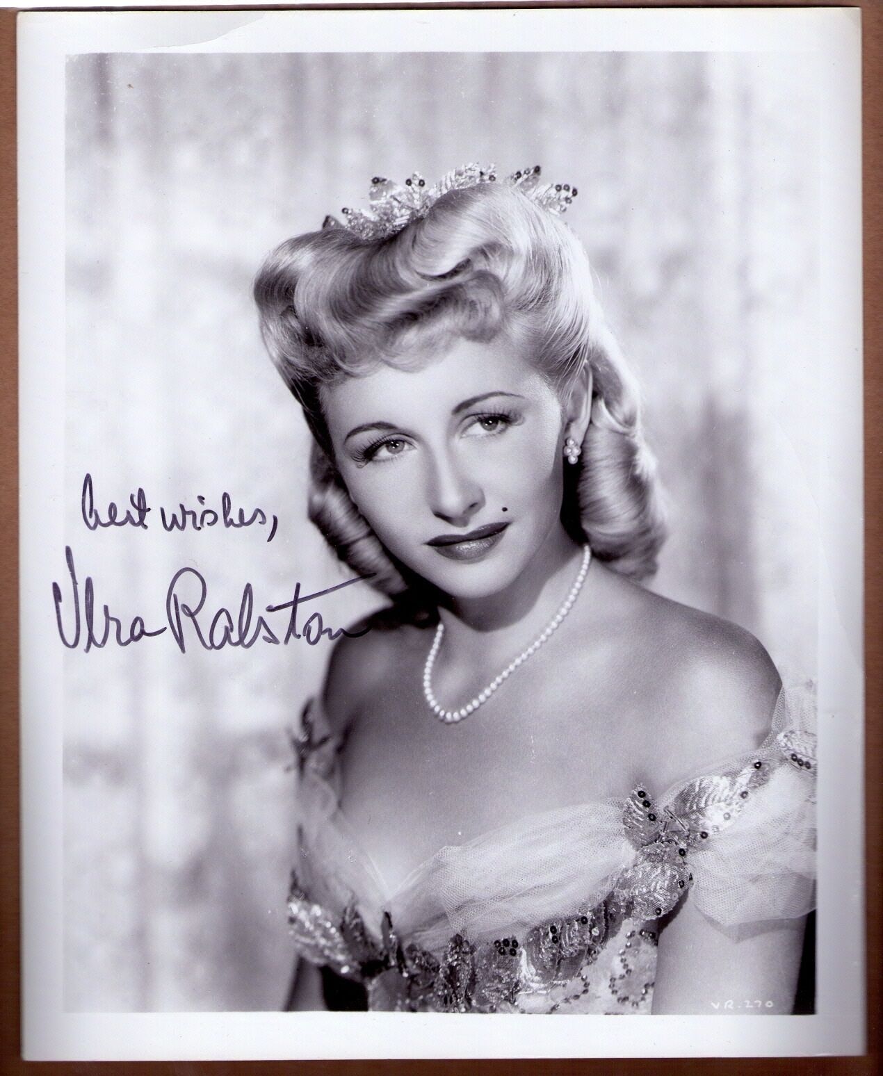 VERA RALSTON CZECH ACTRESS AND FIGURE SKATER AUUTOGRAPHED 8X10 Photo Poster painting WITH COA