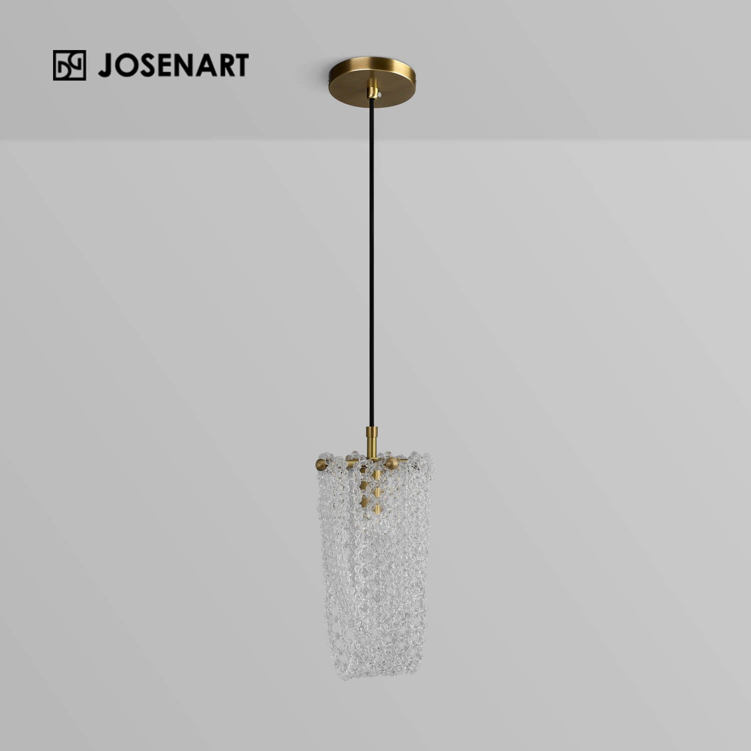 Modern Cluster Crystal Shade Pendant Lamps JOSENART Josenart