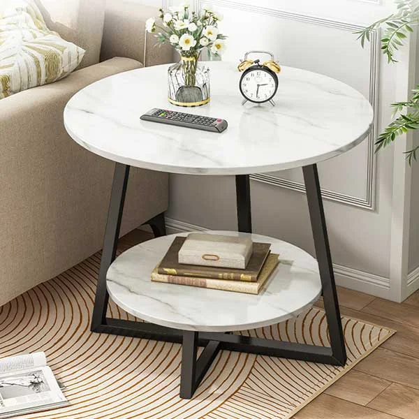 GLVEE Modern Scandinavian Bedroom Side Table