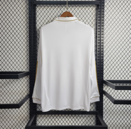 Retro 2011/2012 Real Madrid Home Long Sleeve Football Shirt Thai Quality