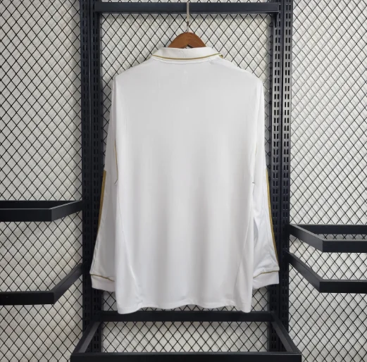 Retro 2011/2012 Real Madrid Home Long Sleeve Football Shirt Thai Quality