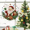 Santa Claus DIY Diamond Painting Pendant Double Sided Gem Beads 25cm