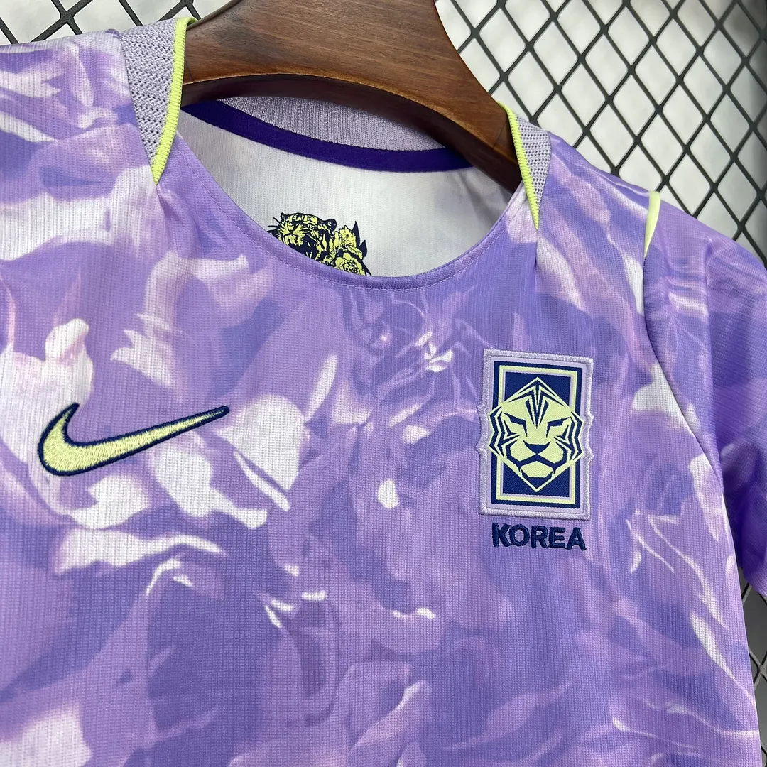 2026 Korea Away Kids Kit Soccer Jersey Thai Quality