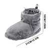 USB Heater Foot Shoes Winter Warm Snow Boots Electric Heated Shoes for Women Men