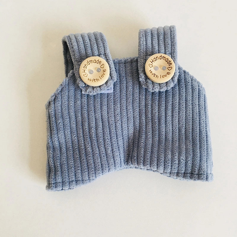 17cm Vinyl Plush Doll Clothes Pull Cloth Pendant T-shirt Button Suspender Pants Clothing Accessories Blind Box Doll Clothes