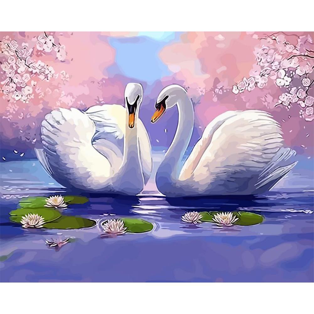 

40x50cm - Paint By Numbers Two Geese, 501 Original
