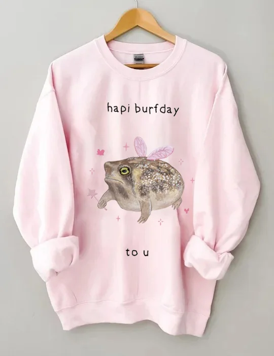 Frog Lover Birthday Sweatshirt