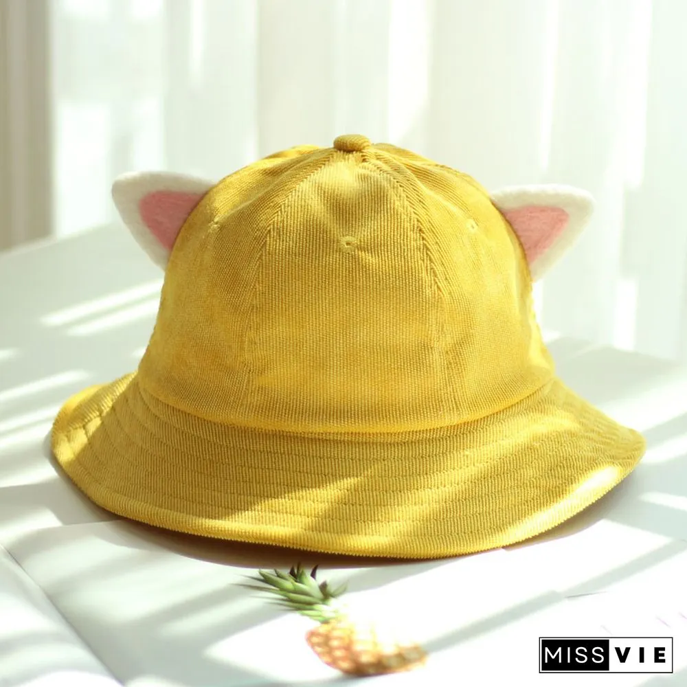 Cat Ears Angel Devil Antlers Fisherman Hat