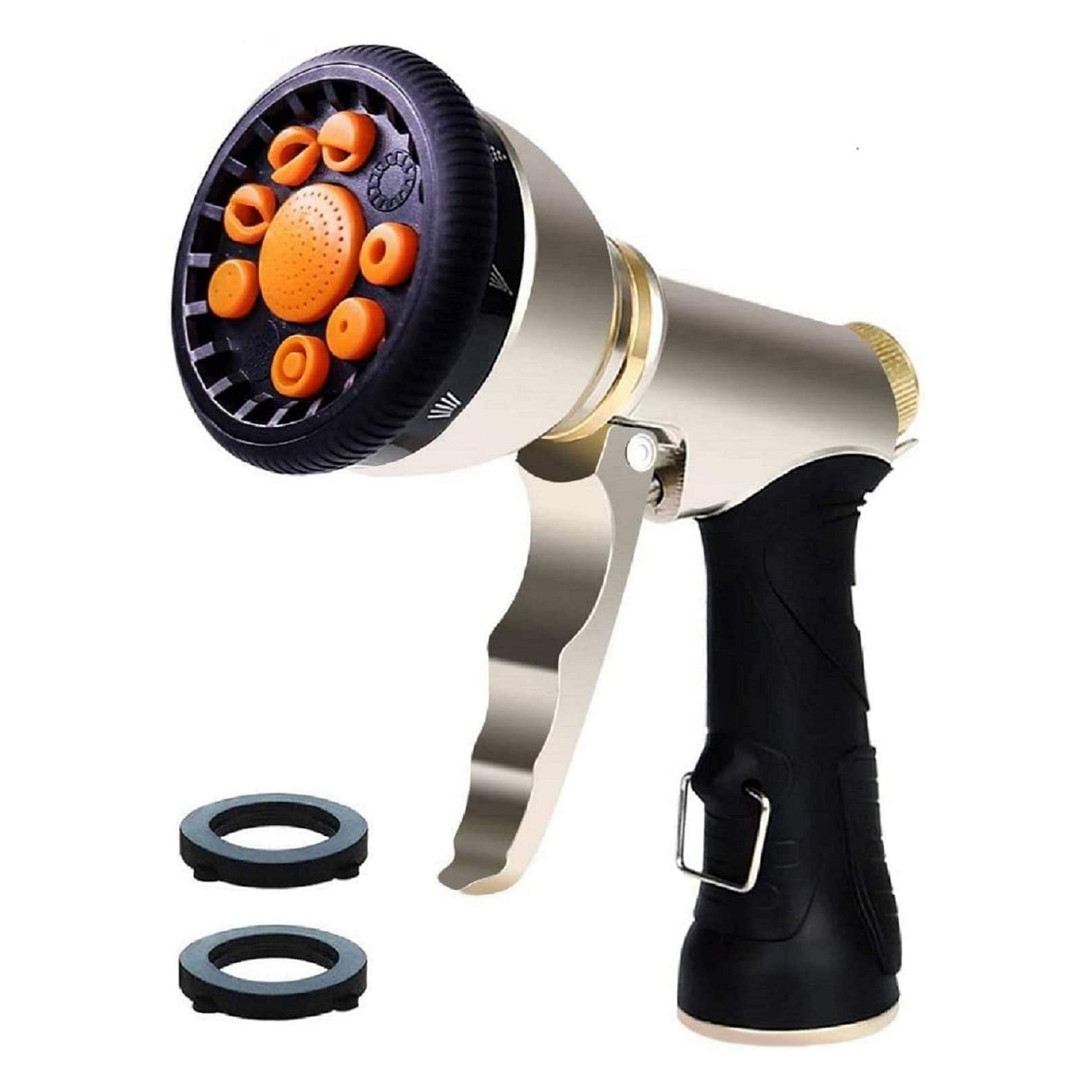 

Garden Water Hose Nozzle 9 Pattern Front Trigger Hand Sprayer for Watering, 501 Original