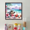 (Multi-Style)Beach Scenery-11CT Stamped Cross Stitch 40*40cm/15.75*15.75in tapestrymarket