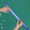 Cutting Ruler Non Slip Aluminum Alloy Metal Safety Ruler Scale Ruler((600mm)