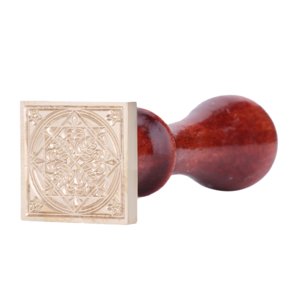 

25MM Jungle Family Crest Vintage Square Wax Seal, 501 Original