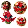 Fiery Red Crochet Kit &ndash; Colorful Bird DIY Stuffed Animal