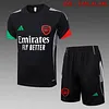 2025/2026 Arsenal pre-match training Black Shirt+Shorts 1:1 Thai Quality
