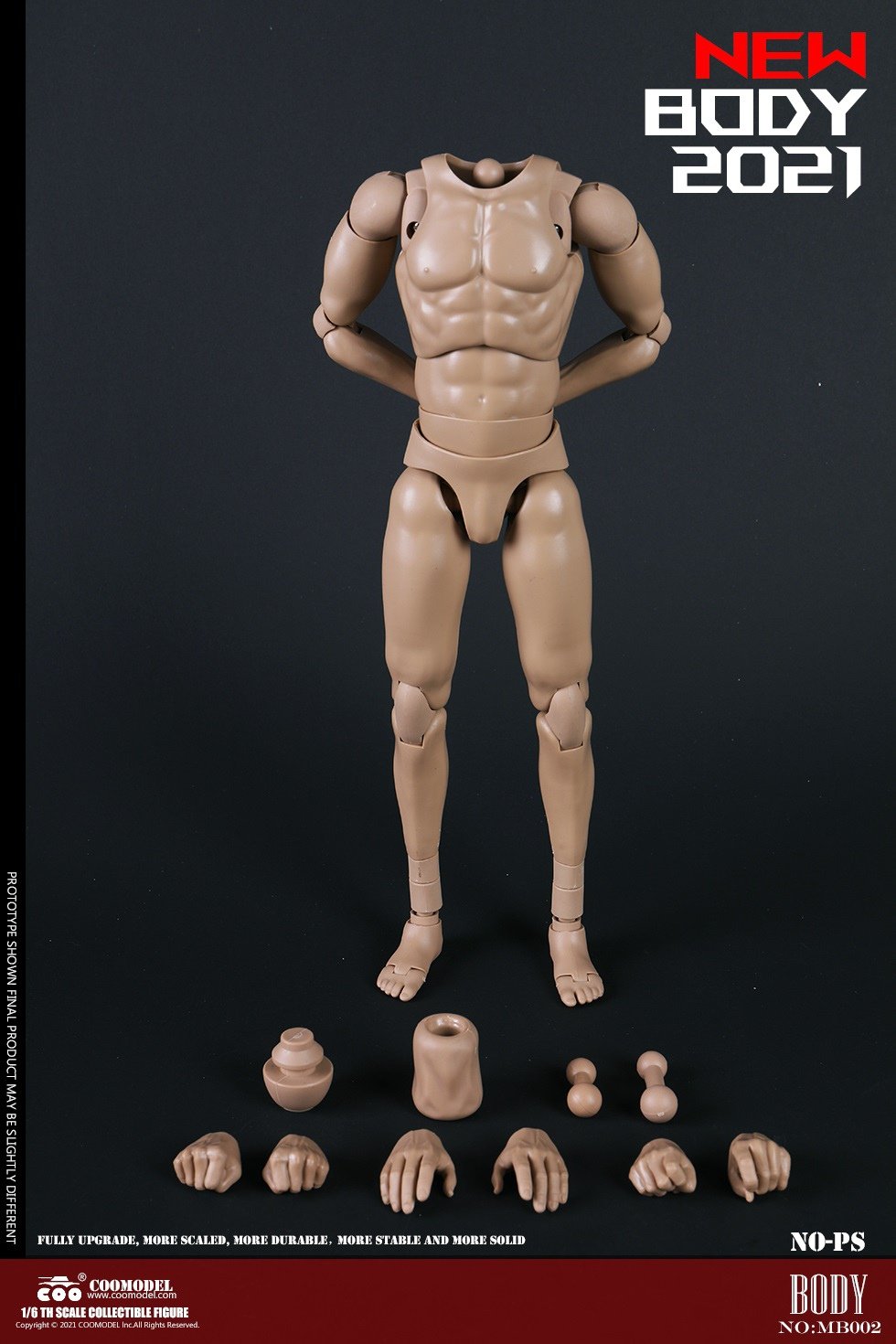 IN-Stock 1/6 COOMODEL New Body Detachable Neck MB001 MB002-shopify