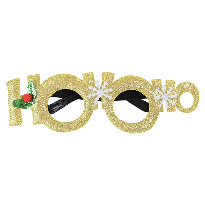 2022 Merry Christmas Glasses Santa Claus Snowman Christmas Decorations For Home Xmas Natal Navidad Decor New Year Kids Gifts