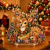 DIY Special Shape Diamond Painting Pearl Art Desk Ornament Xmas Decor Kit
