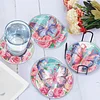 [Upgrade]6pcs/set DIY Diamond Painting Waterproof Case Classic Butterfly Coaster Gift Decor Set