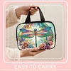 DIY Dragonfly Diamond Art Rhinestone Makeup Bag Transparent PVC Storage Pack