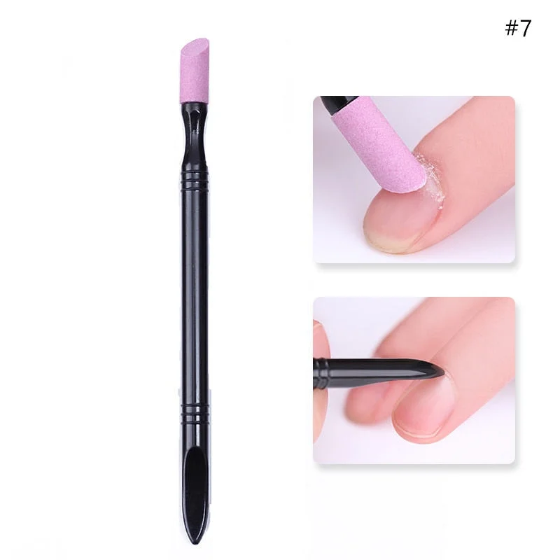 10/20/50/100pcs Wooden Cuticle Pusher Nail Rhinestone Remover Double Head Portable Nail Art Cuticle Remover  Nail Tools-Nail Inspo