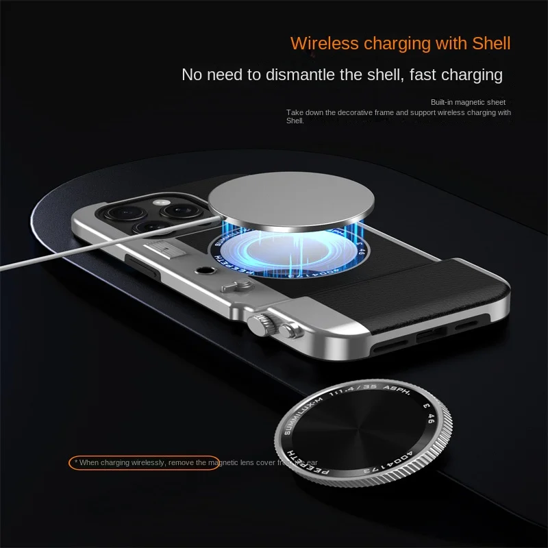 iPhone all-in-one camera photo-taking phone case