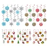 12pcs Special Shape Diamond Drawing Snowman Christmas Santa Hanging Ornament Kit