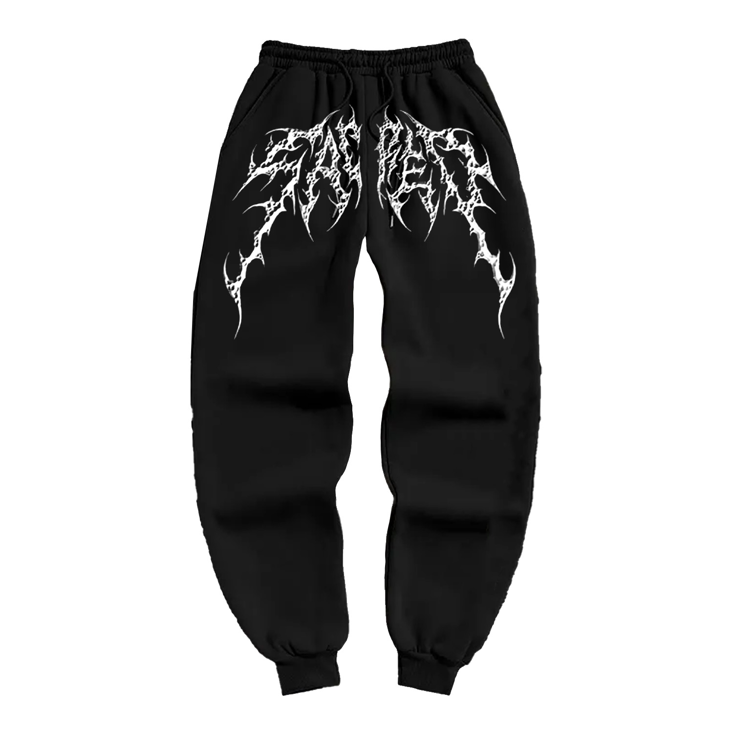 Demon Wing Tear Black Ember Jogger