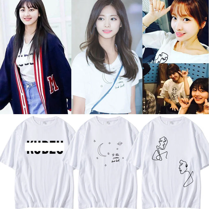  YJYP Kpop Twice Shirts 4th World Tour III Tshirt Merchandise  Tzuyu Momo Sana Nayeon Tee : Sports & Outdoors