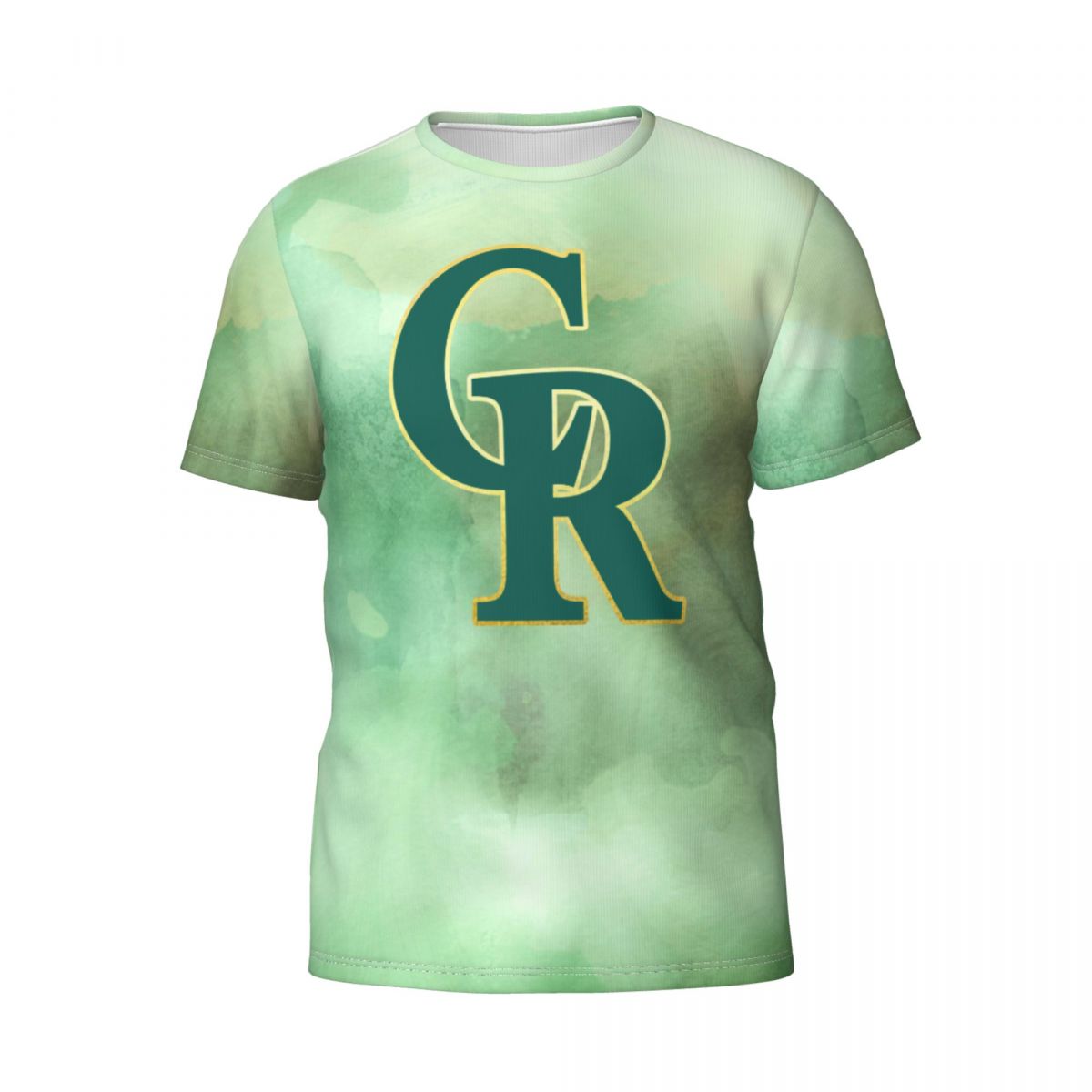 Colorado Rockies St Patrick's Day Printed Men's T-Shirt