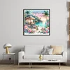 Beach Scenery-11CT Stamped Cross Stitch 40*40cm/15.75*15.75in