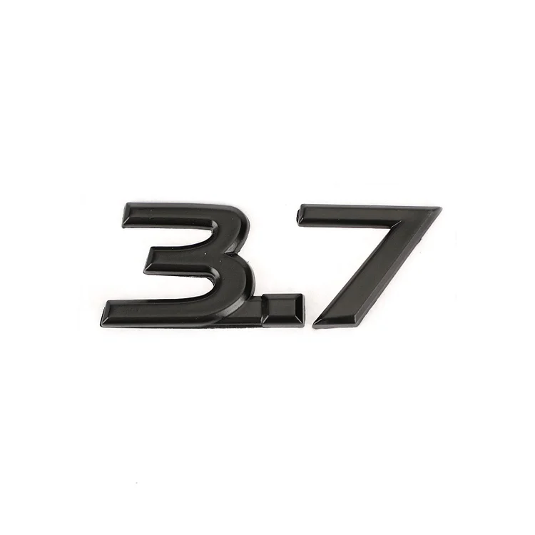 Infiniti Q50 QX70 2014 Black 3.7 Fender Side Boot Emblem Badge Decal Generic