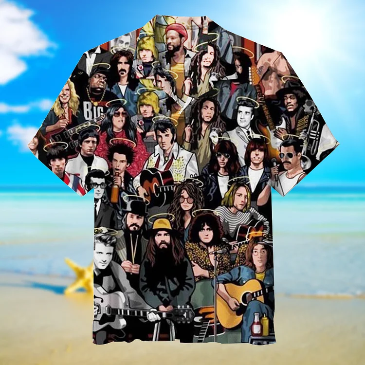 Rock Band |Unisex Hawaiian Shirt