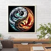 (40*40cm)Dragon Phoenix - Full Round Drill Diamond Painting