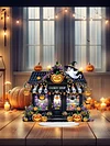2D flacher Halloween-Druck DIY Diamond Painting Desktop Ornament Kit für Wohnkultur