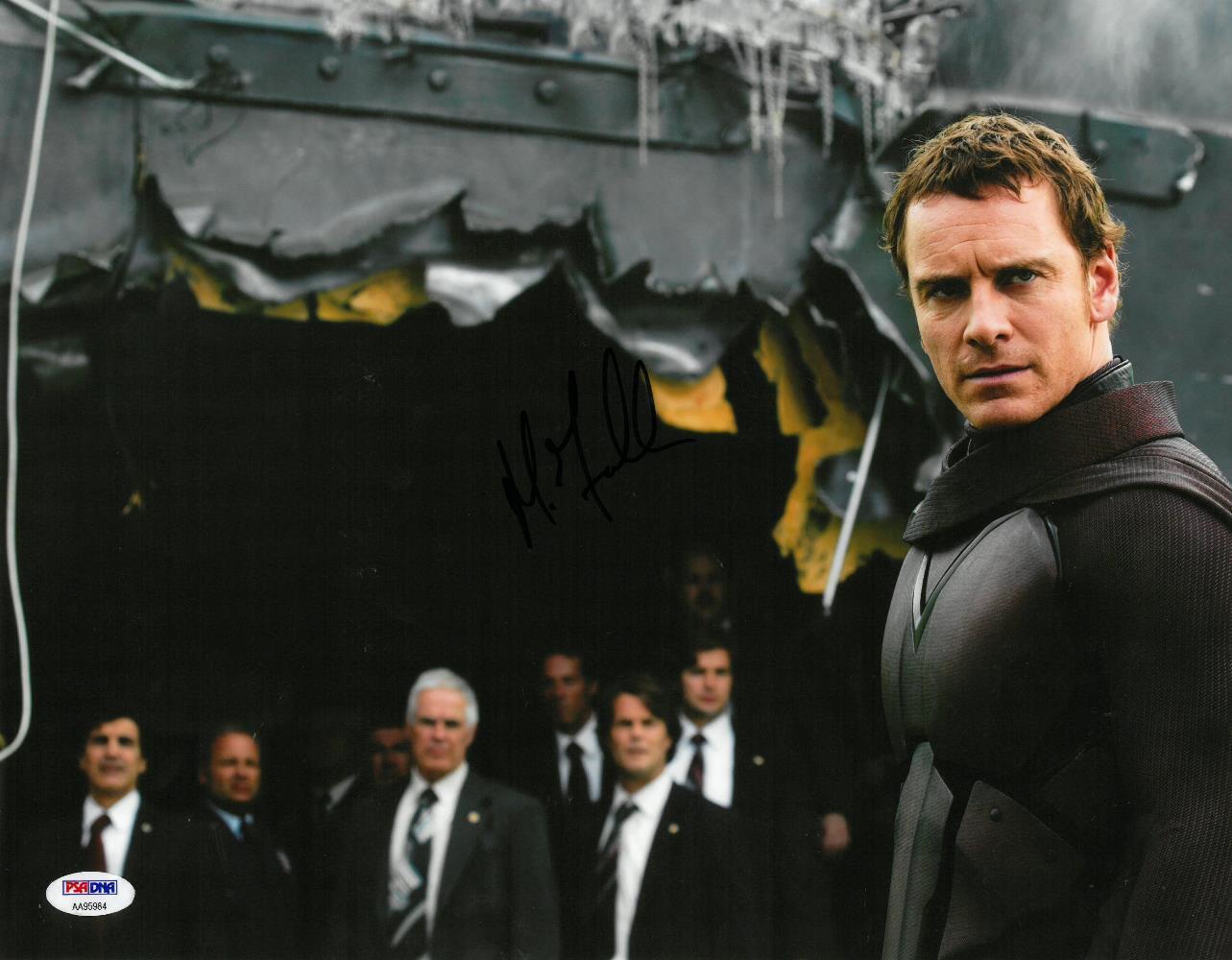 Michael Fassbender Signed X-Men Autographed 11x14 Photo Poster painting PSA/DNA #AA95984