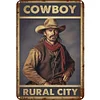 (Multi Style)West Cowboy - Vintage Metal Signs - 20*30cm/30*40cm - Western
