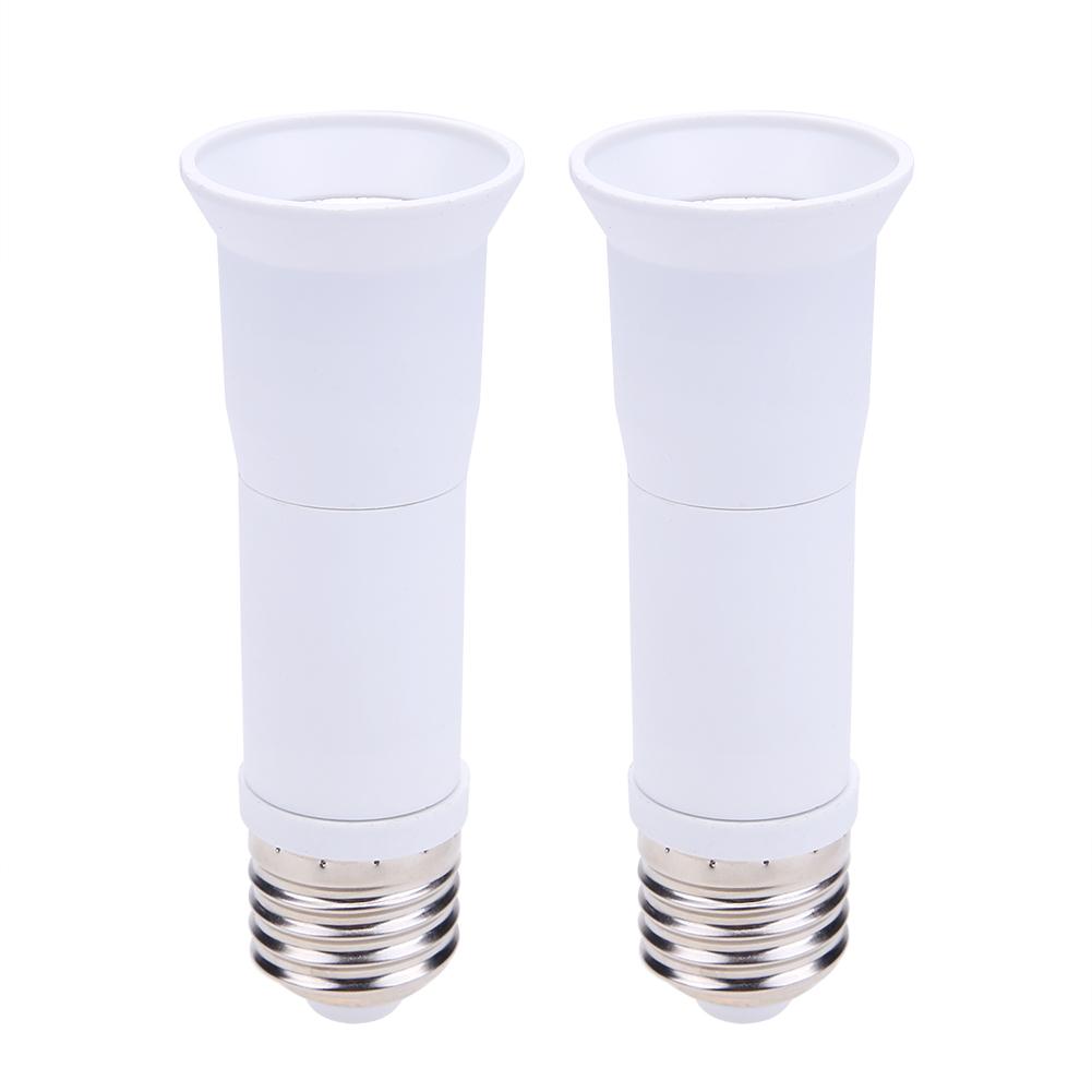 

2pcs E27 to E27 Extension Adapter Bulb Socket Bulb Converter 60W Light, 501 Original