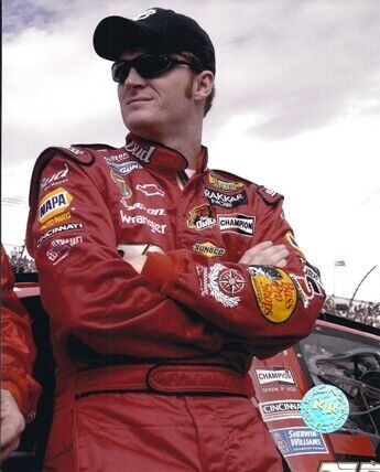 Dale Earnhardt Jr. Unsigned Nascar Auto Racing 8x10 Photo Poster painting - RARE Licensed Photo Poster painting