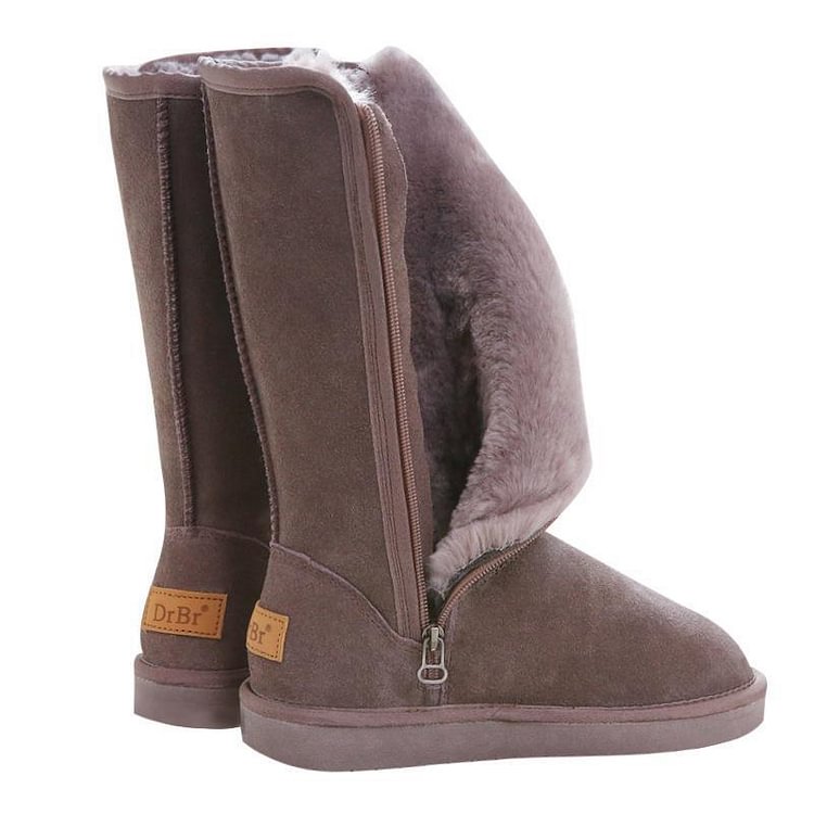 Women's High Top Snow Boots Fur Lined Shoe