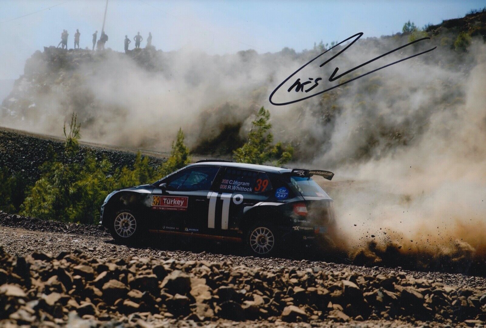 Chris Ingram Hand Signed 12x8 Photo Poster painting - Rally Autograph 3.