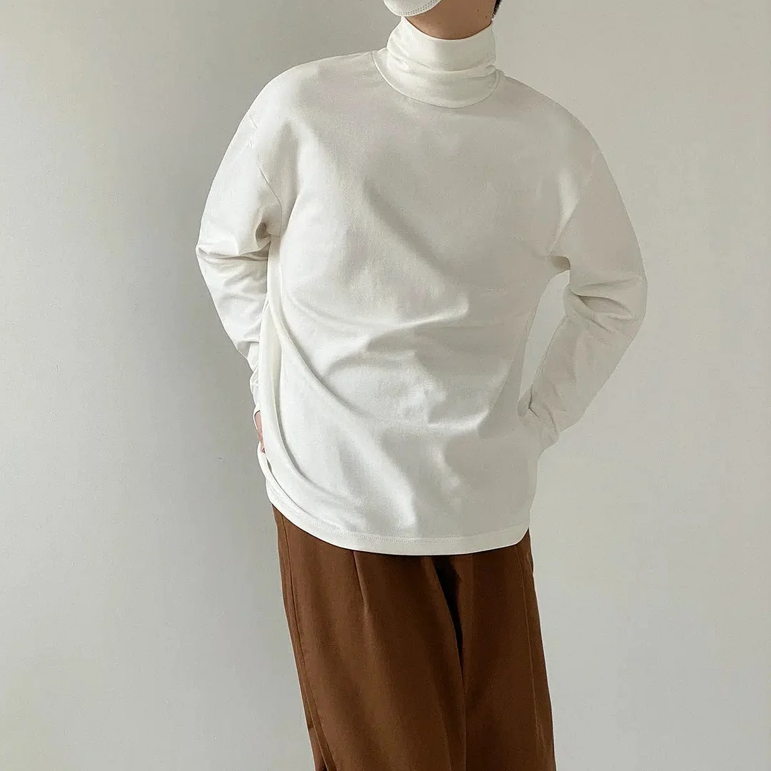 Aonga Cotton Turtleneck Bottoming Shirt