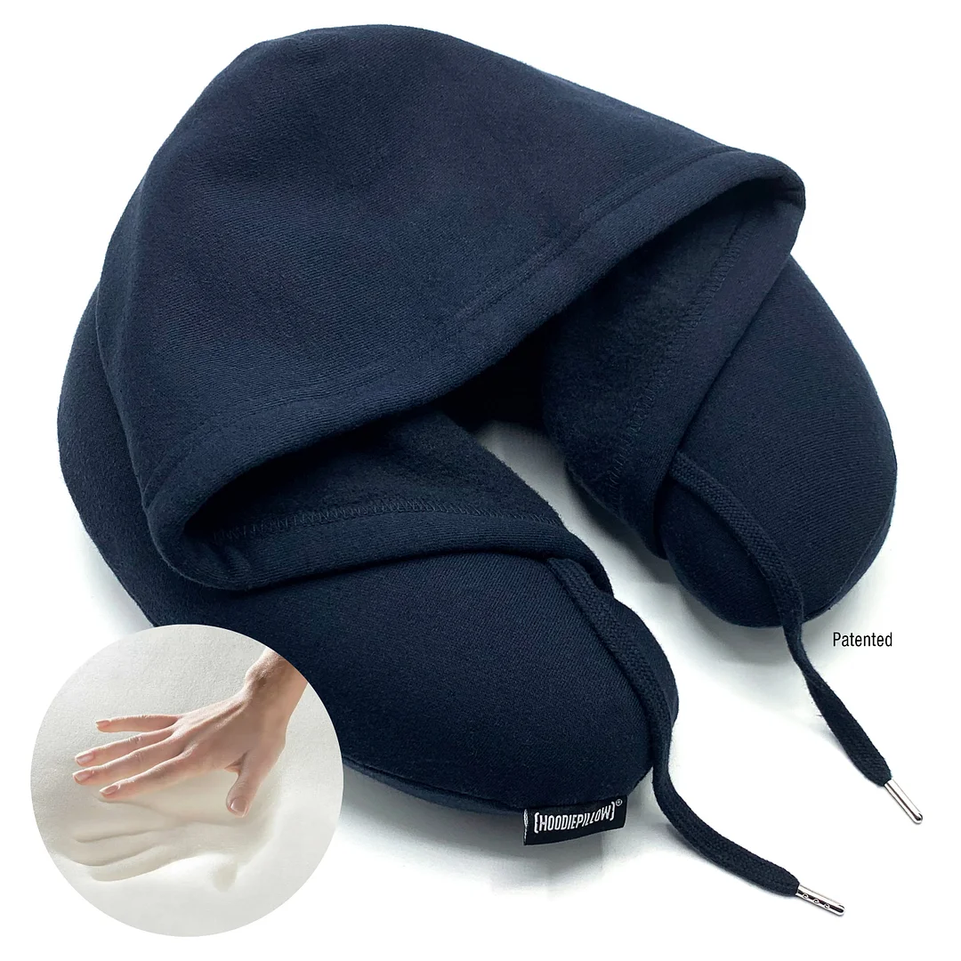 Memory Foam Travel HoodiePillow